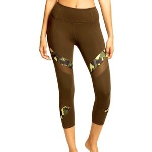 NWT Betsey Johnson Performance High Rise Workout Athletic Leggings Size Large